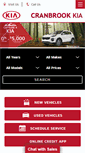 Mobile Screenshot of cranbrookkia.com